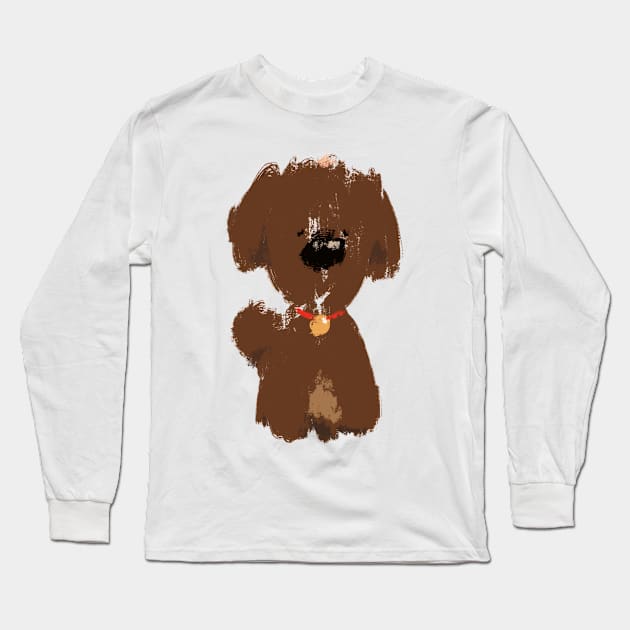 Puppy Love Long Sleeve T-Shirt by Playful Creatives